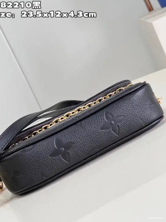 VUITTON Chain LOUIS Ivy-23.5*12*4.3cm Wallet on 0516